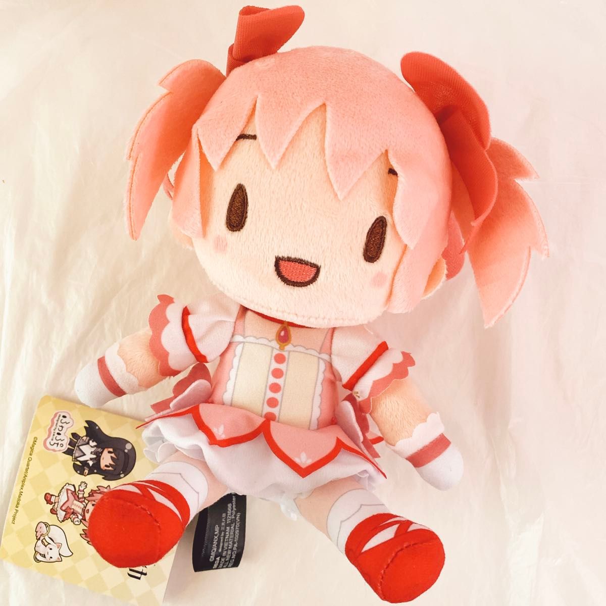 剧场版 魔法少女小圆☆魔力 ふわぷち 玩偶 鹿目圆 SEGA 未使用 非卖品 奖品 小圆 M款玩偶