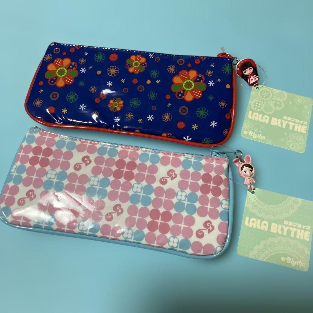 [Rare, with Tags] LALA BLYTHE Pen Pouch 2-Piece Set