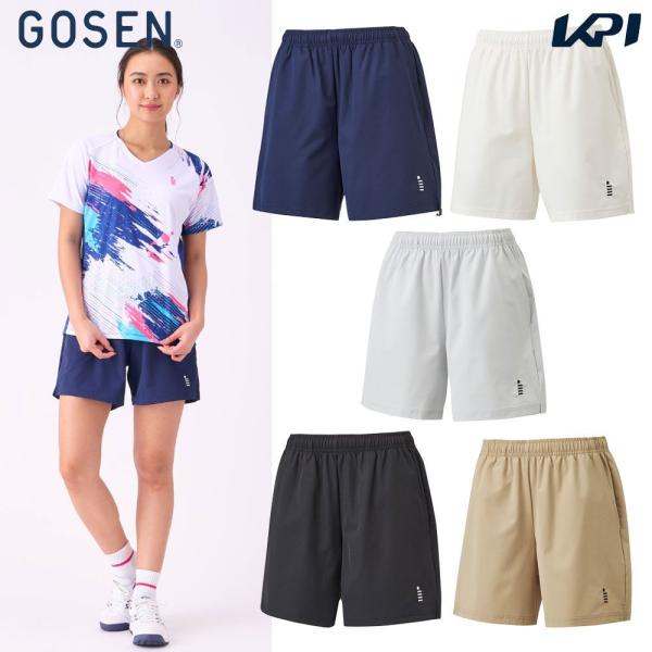 「ポスト投函便で送料無料」ゴーセン GOSEN テニスウェア レディース   ハーフパンツ PP2441 2024FW