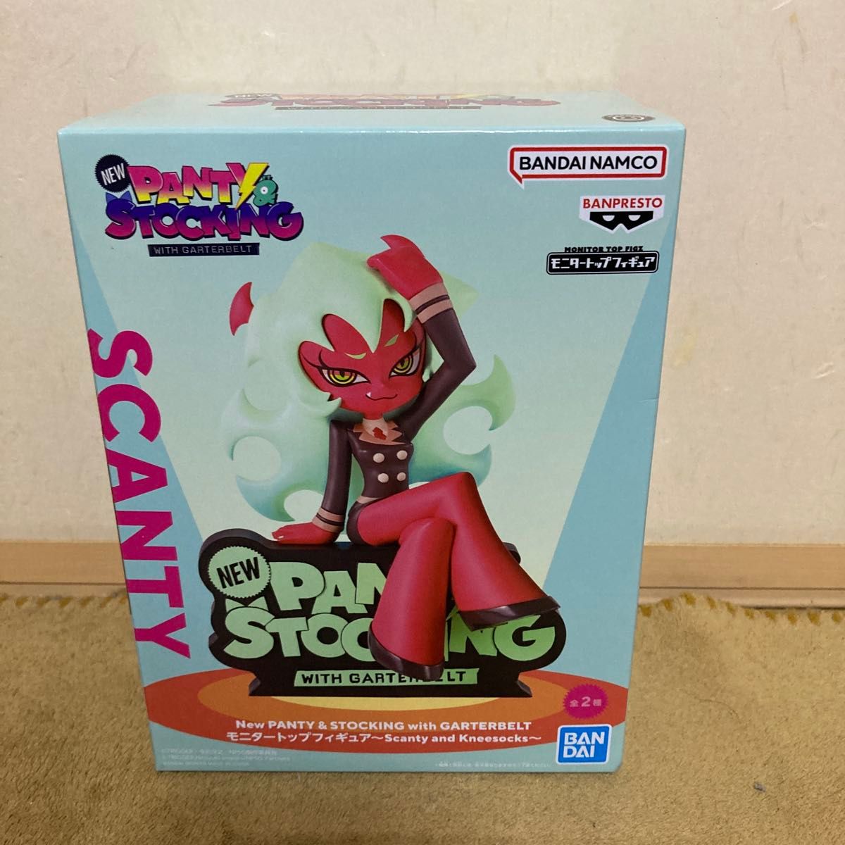 New PANTY & STOCKING with GARTERBELT Monitor Top Figure Scanty