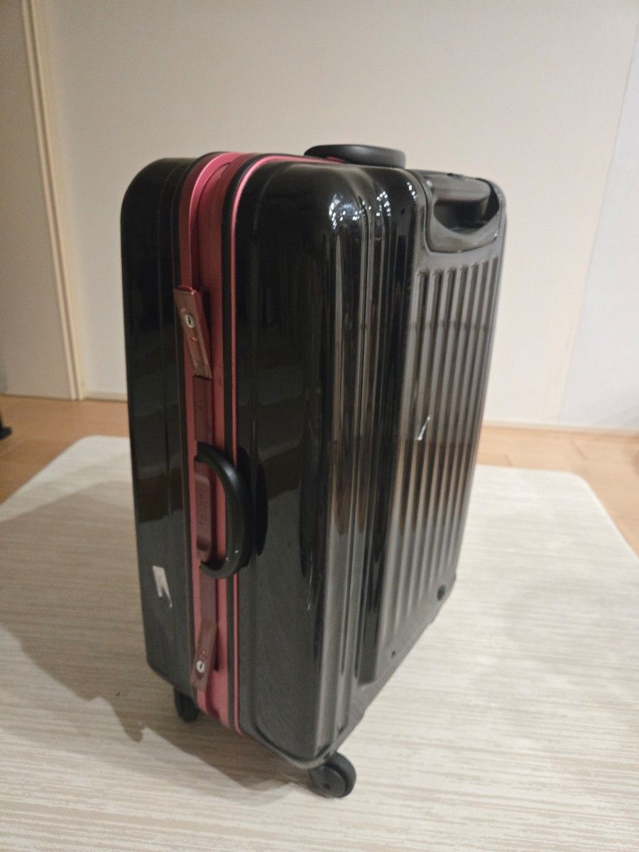 Furbo设计 登机箱 行李箱 黑色×红色 TSA锁 约65厘米