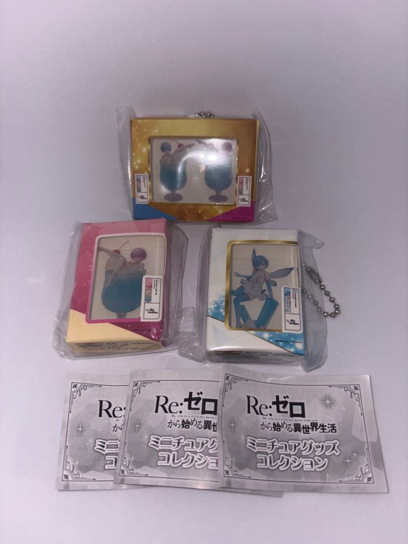 Secret Rem Jewel Princess Ram Cream Soda Re:Zero Miniature Goods