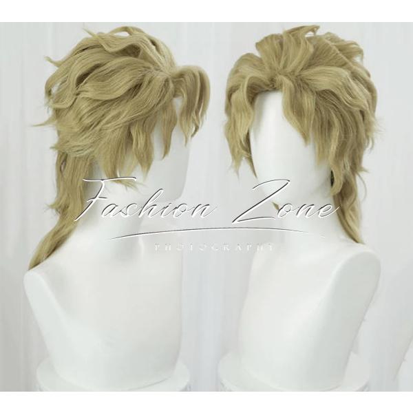 送料無料◆ジョジョの奇妙な冒険 風 ディオ・ブランドー  コスプレ ウィッグ かつら 激安 WIG 高温耐熱 変装 ハロウィン仮装