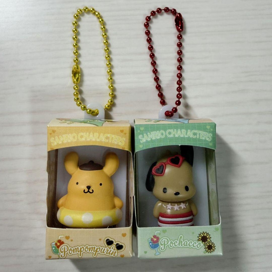 Sanrio Choco Box Miniature Figure Keychain 2-Piece Set