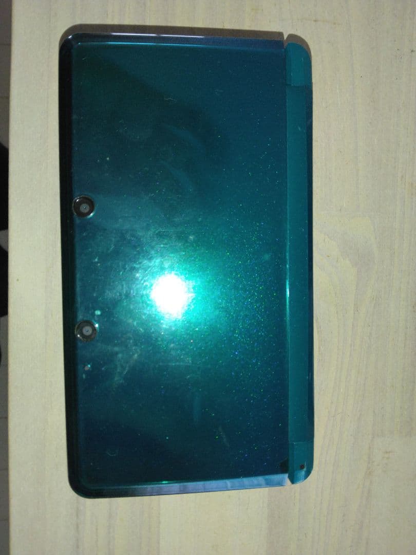 任天堂3DS主机 水蓝色 含充电器与触控笔