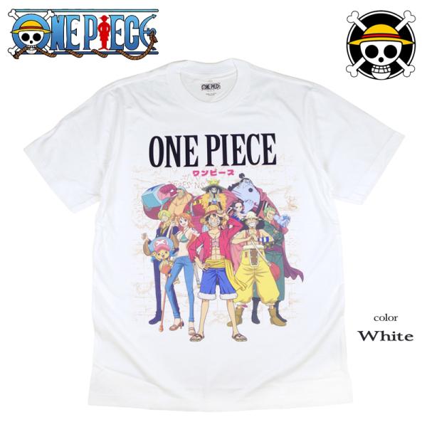ONE PIECE Tシャツ ワンピース 半袖 ルフィ サンジ ゾロ ナミ ロビン チョッパー ブルック フランキー ウソップ メンズ アニメ グッズ レディース 麦わら海賊団