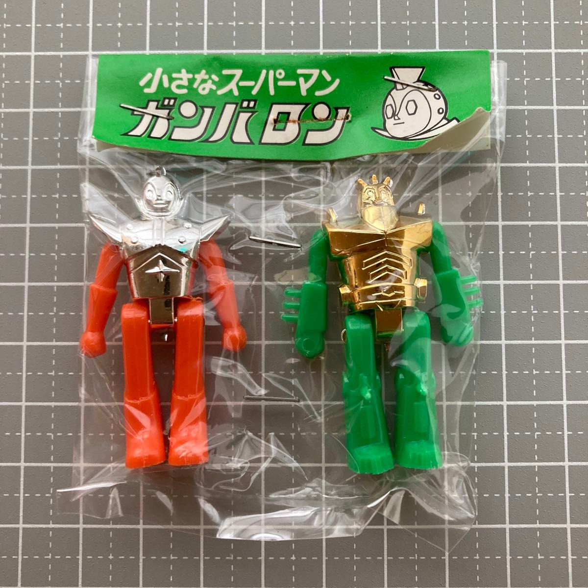 Ganbaron Mini Figure Action Figure Tokusatsu Superhero Robot Mechanical Gaboron Showa Retro