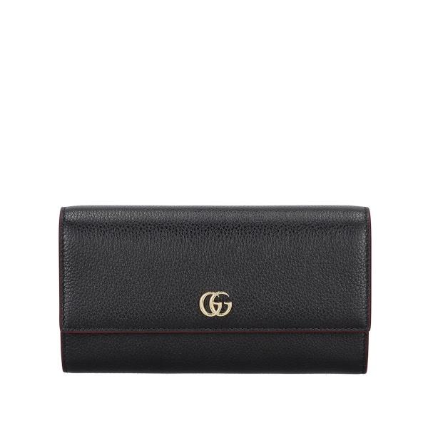 GUCCI 456116 AAE5F 1062长钱包女士黑色