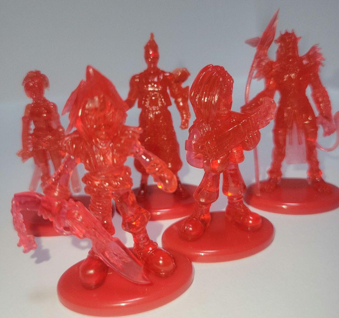 FINALFANTASY Mini Figure 5-Piece Set ★ Crystal Real Version