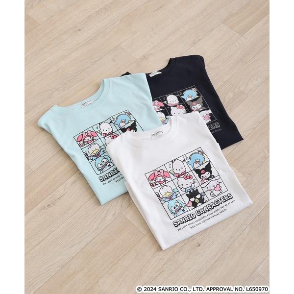 スマホショルダー tシャツ 半袖 Sanrio characters サンリオキャラクターズ レディース半袖Tシャツ レディース