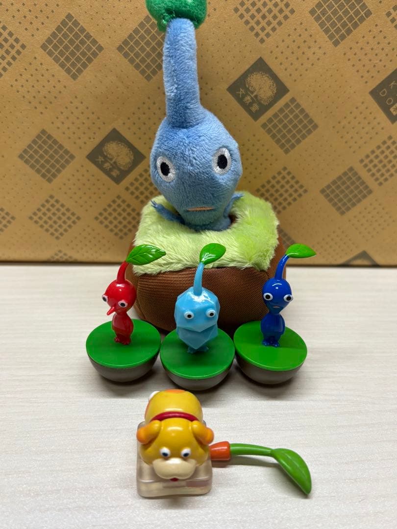 皮克敏毛绒玩偶吉祥物手办 5个套装