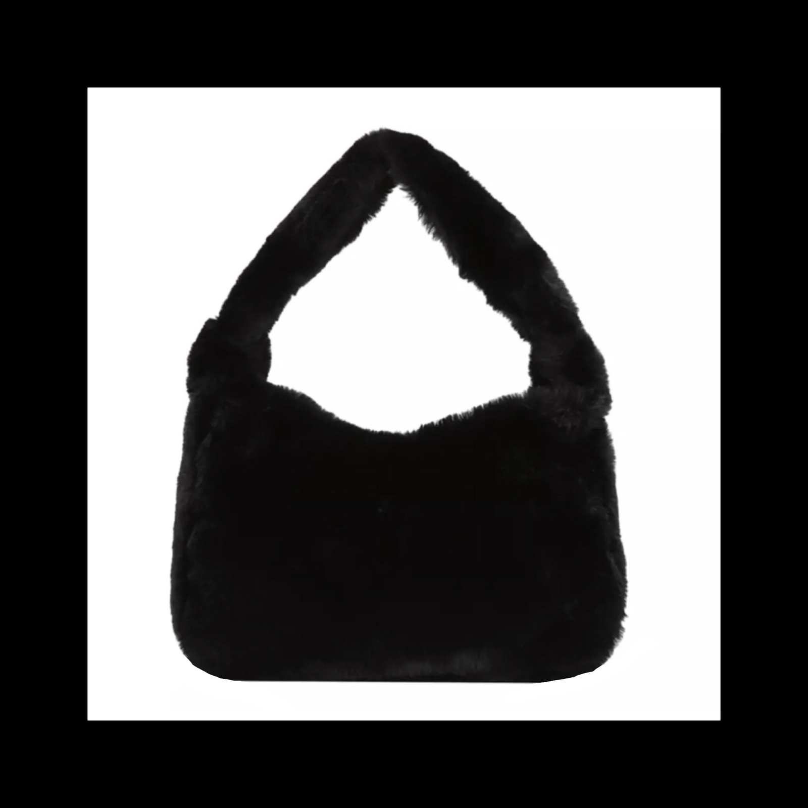 【simple_fur@BK 手提包。】黑色 黑色 街头 动物 主包 毛皮 蓬松 手提包 洛丽塔 梦幻可爱 朋克 摇滚 哥特 疯狂可爱