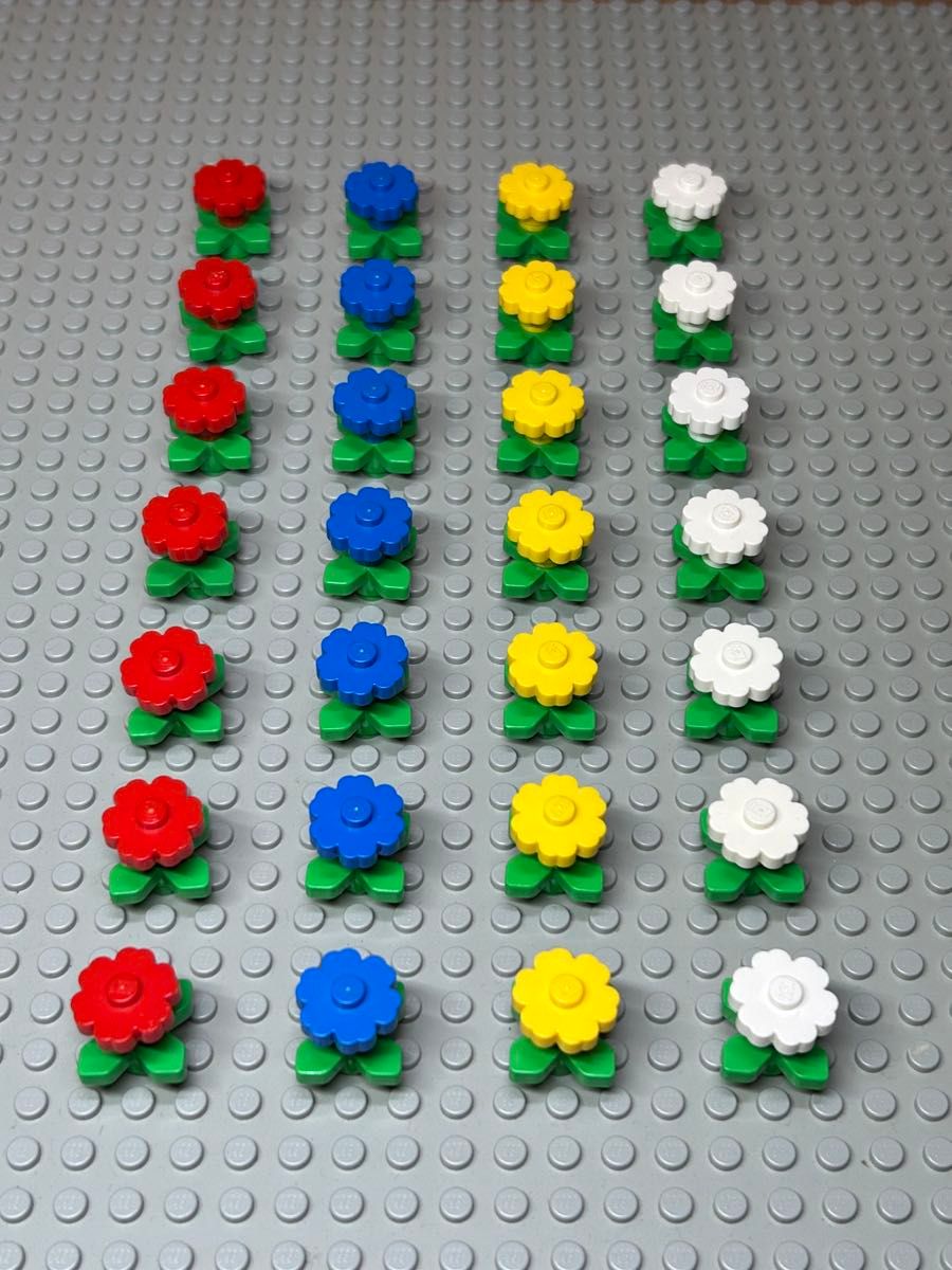 LEGO乐高花圃花和叶子大量28套