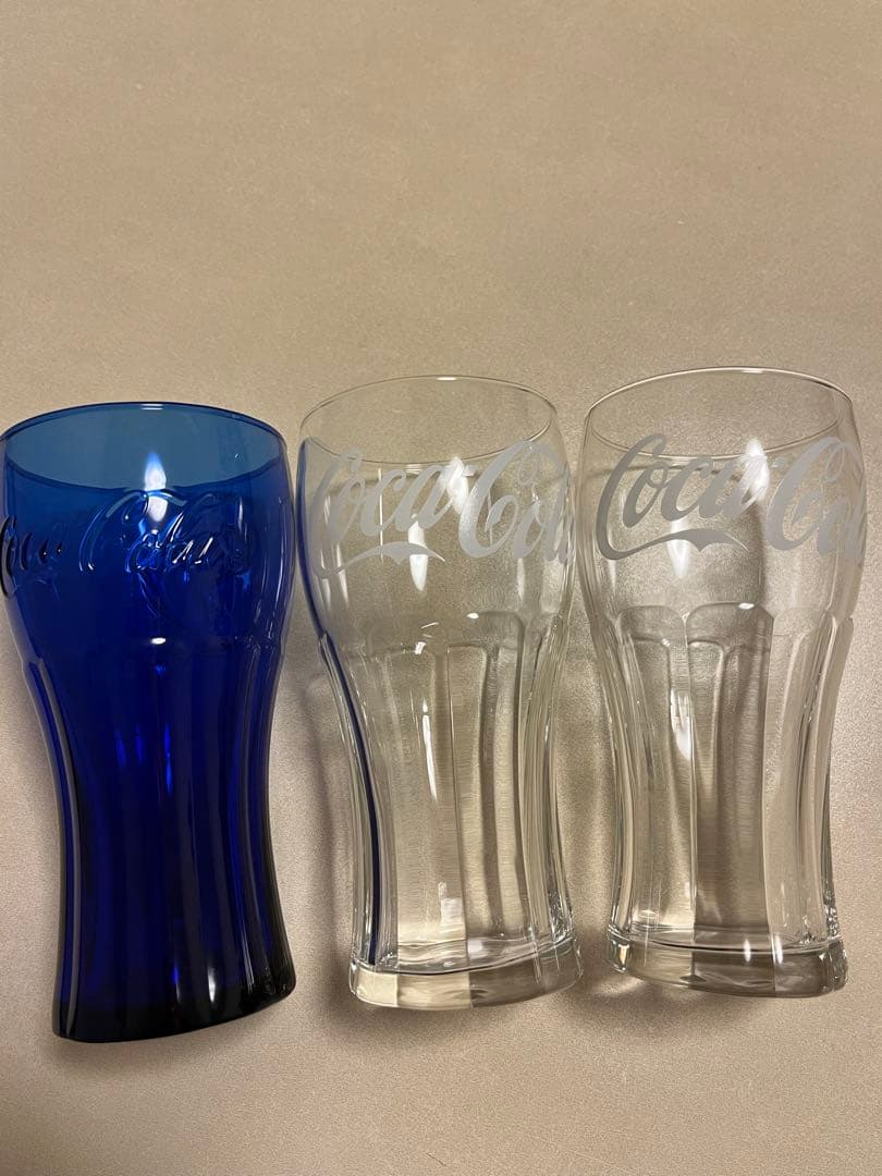 可口可乐玻璃杯3件套