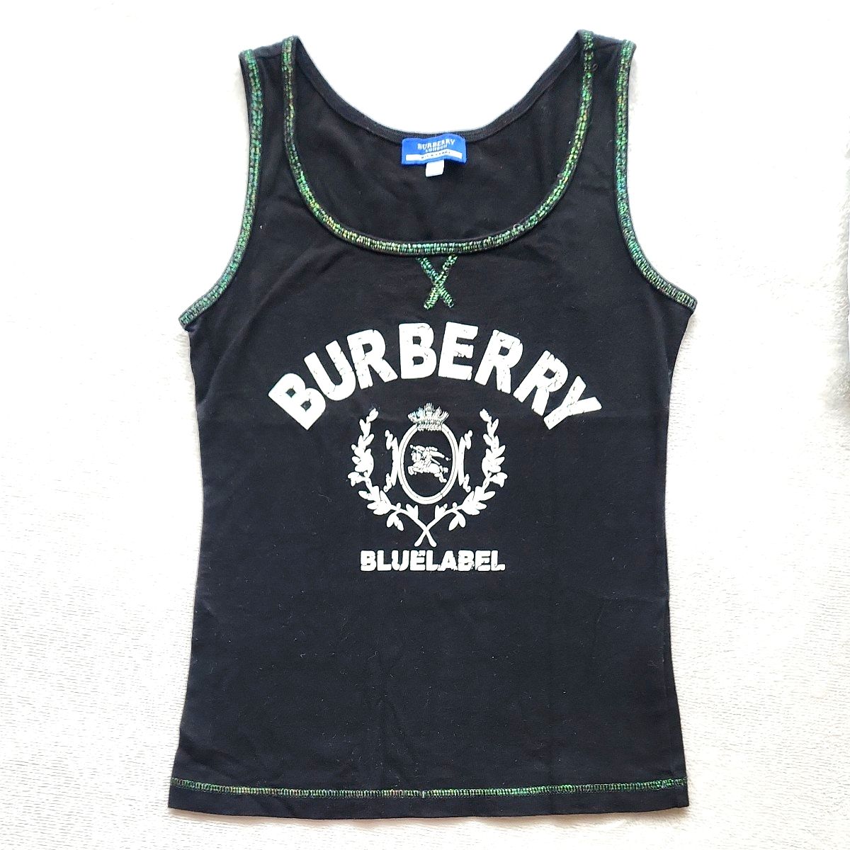 品相极佳　BURBERRY BLUE LABEL 博柏利蓝标 背心 黑色　24小时内发货☆