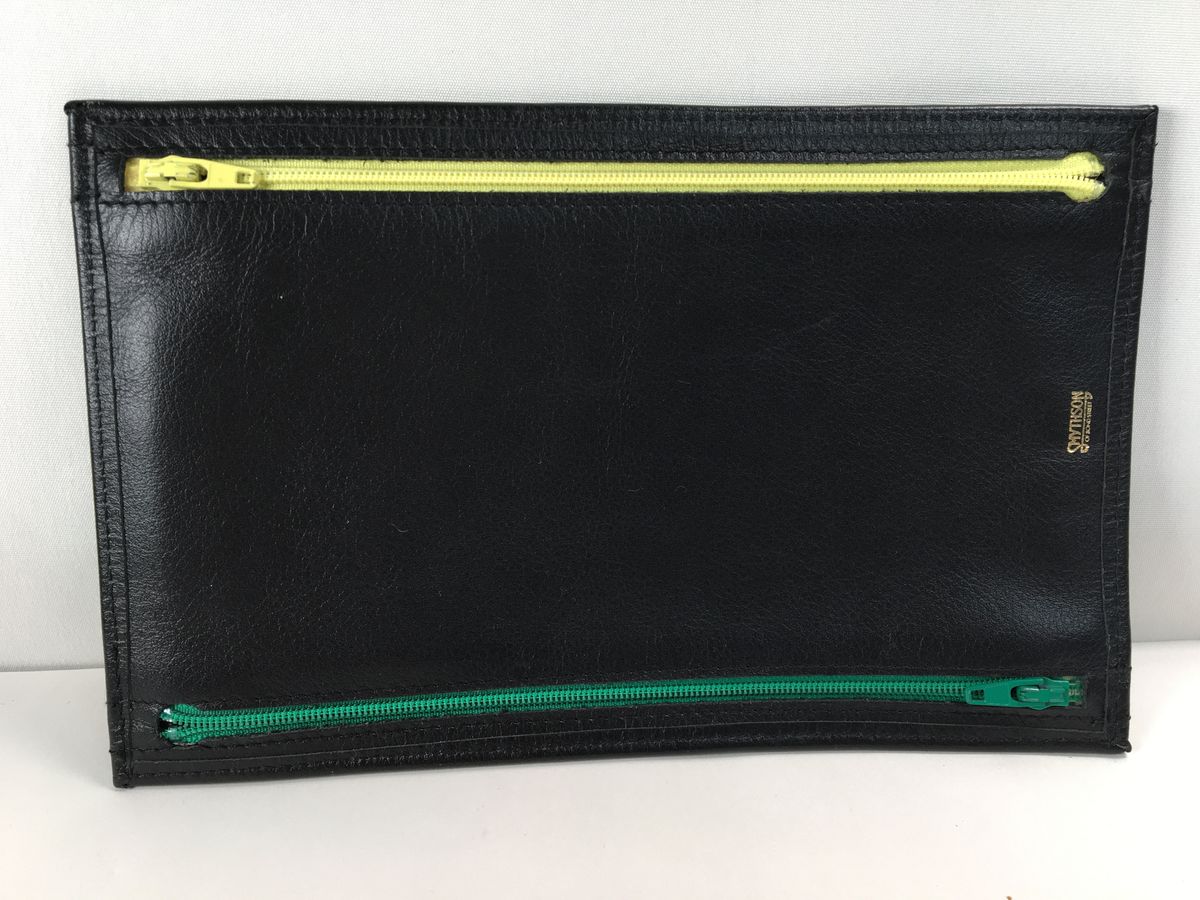 s1179 稀有珍品 美品 斯迈森 SMYTHON 巴拿马 多功能拉链收纳盒 口袋