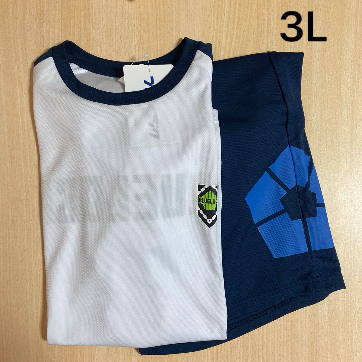 蓝色壁垒 足球服 室内休闲服 白色 藏青色 带标志 运动服饰 3L 万圣节款