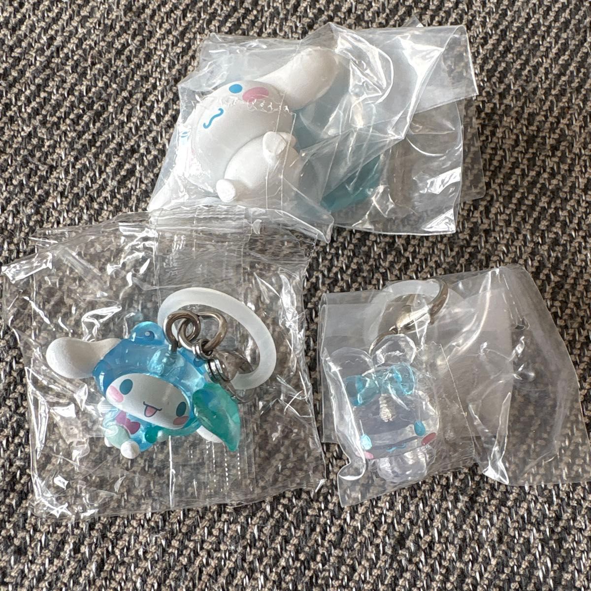 Sanrio Kerokero Party Crystal Colorful Cinnamoroll 3-Piece Set Marked
