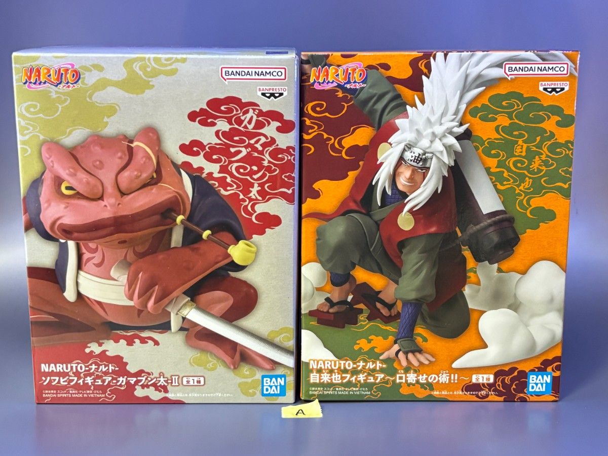 [Unopened Shipping] NARUTO Jiraiya Figure Summoning Technique Gamabunta-II Soft Vinyl Figure a