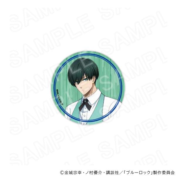 【 11/02 発送予定】 TVアニメ『ブルーロック』描き下ろし缶バッジ（カフェ衣装Ver）糸師 凛 グッズ
