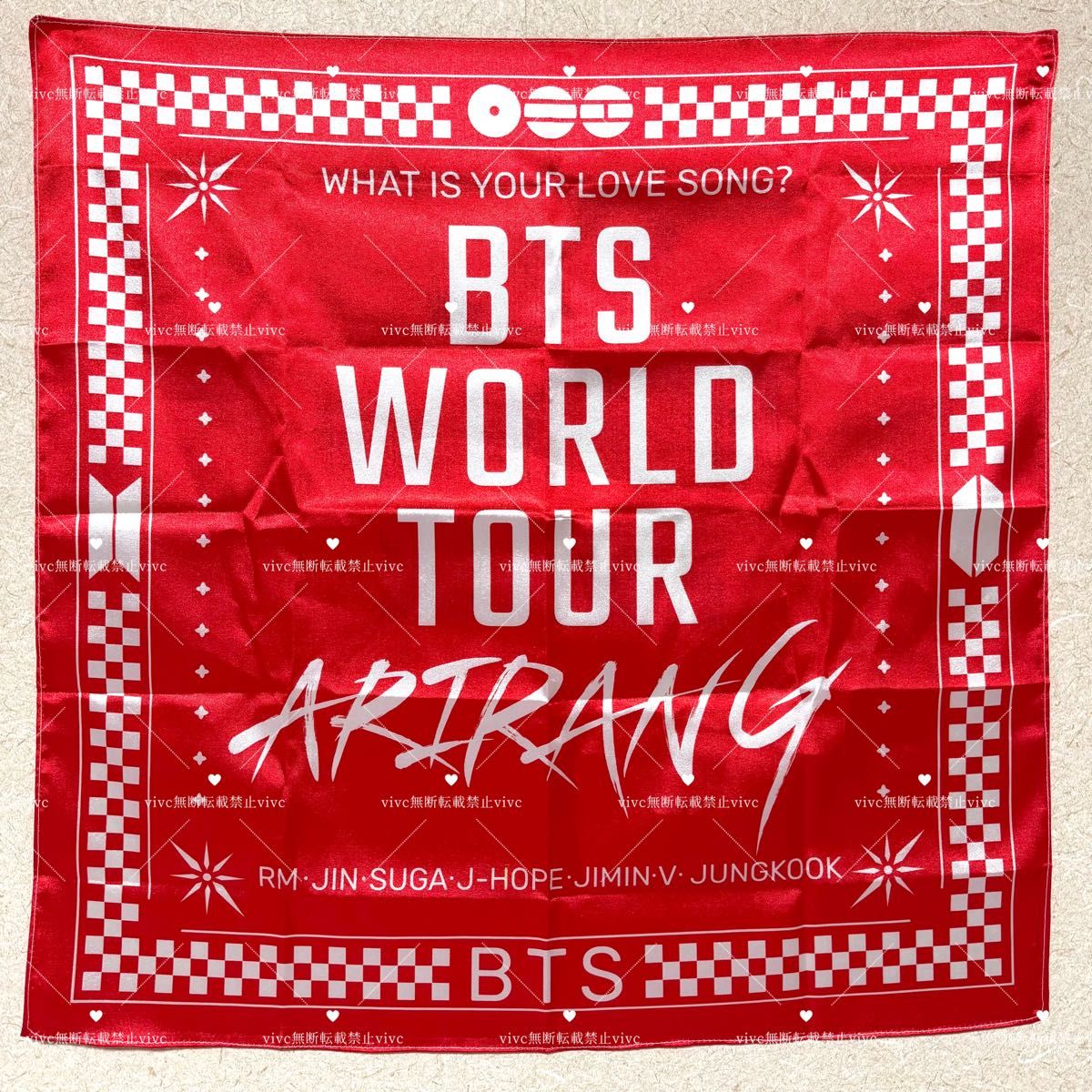 BTS Bangtan Boys ARIRANG Scarf