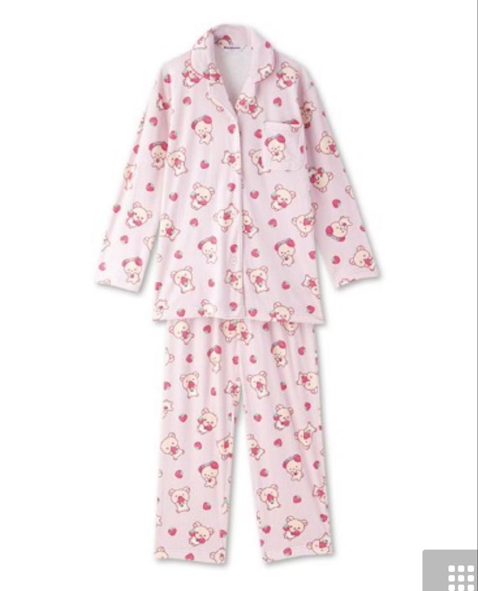 ★New M Corilacuma Pajama Loungewear Top and Bottom Set Pink Avail