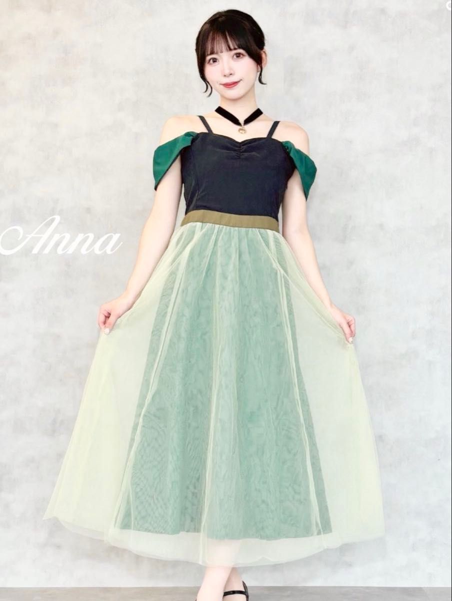 岛村迪士尼公主安娜大人连衣裙L万圣节忘年会cosplay LL礼服安娜和雪之女王