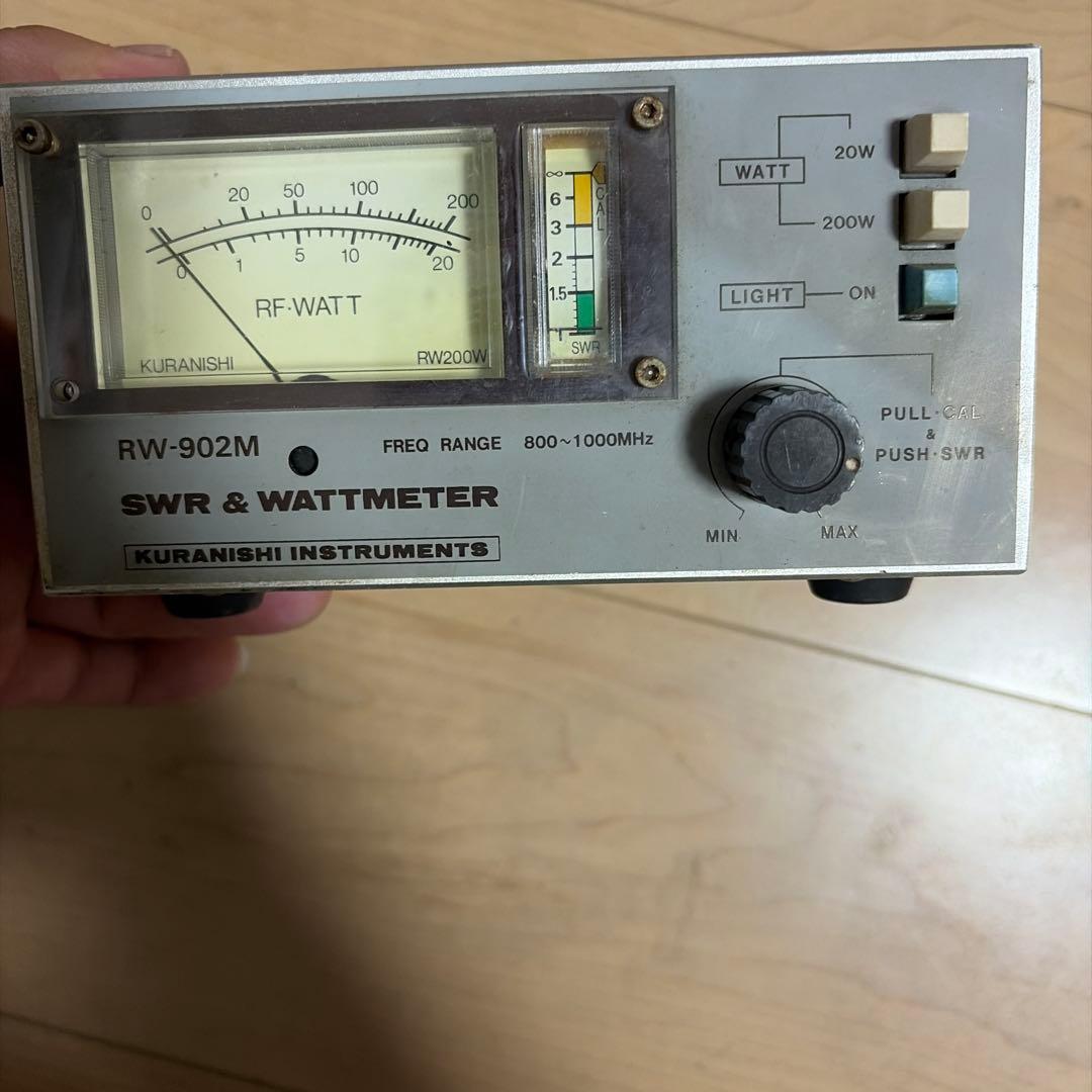 当时 KURANISHI RW-902M SWR & WATT METER