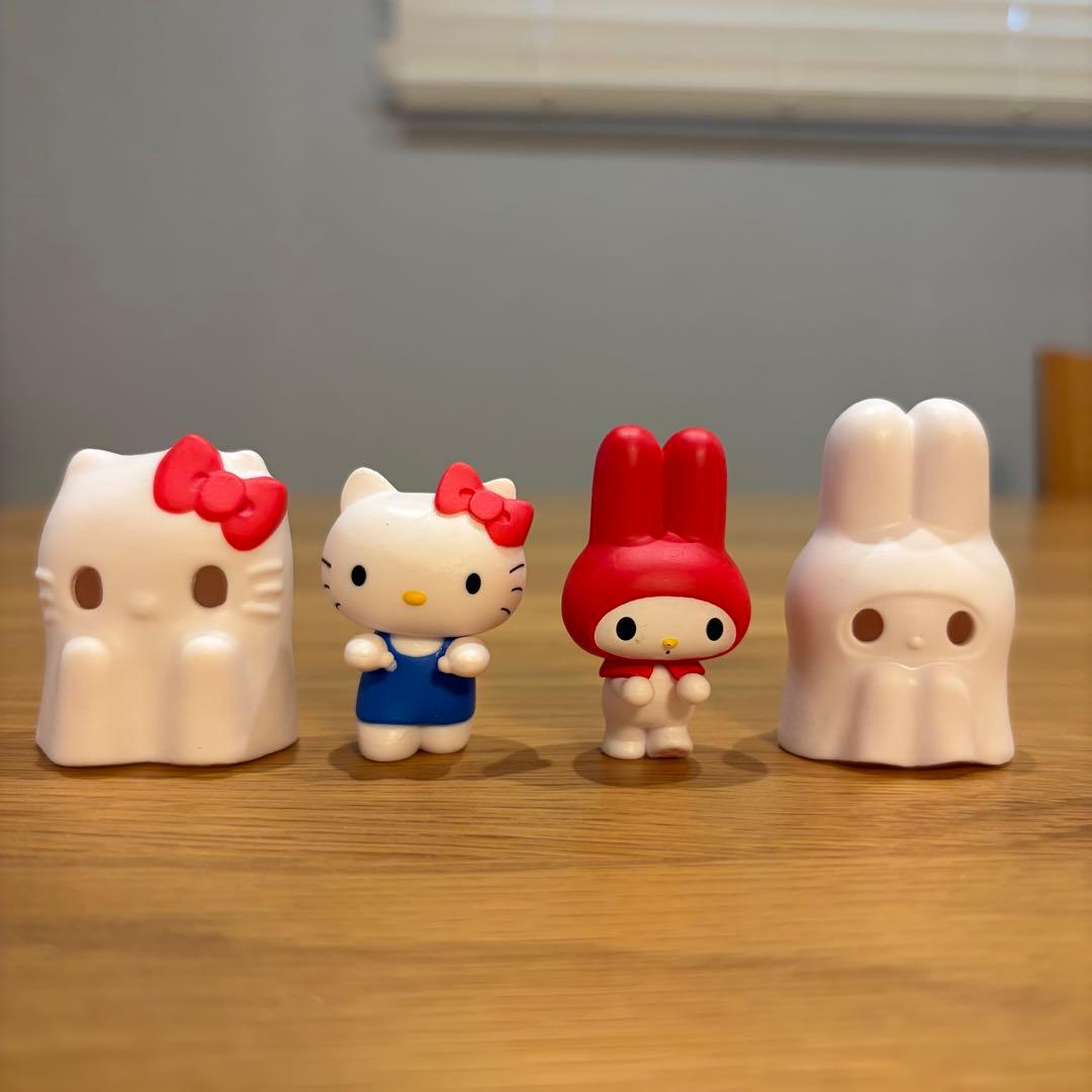 Hello Kitty My Melody Ghost Play Figure Sanrio Gachapon