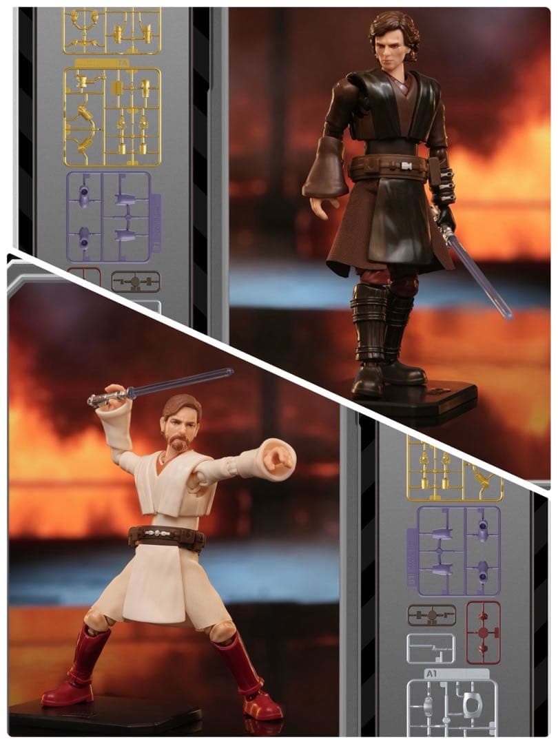 Blokees Anakin Skywalker and Obi-Wan Kenobi 2-Piece Set