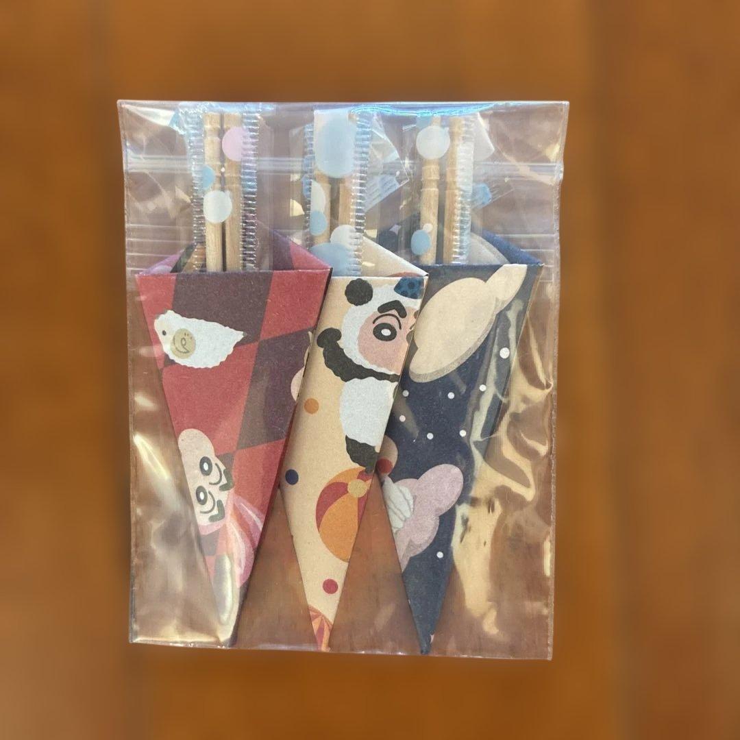 【未使用】蜡笔小新 小白牙签盒 9件套 手工制作