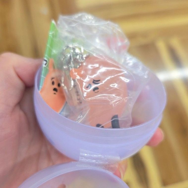 Yukke Stomach Figure Mascot Leaning Capsule Gacha Kitan Club Grab Weak Nausea
