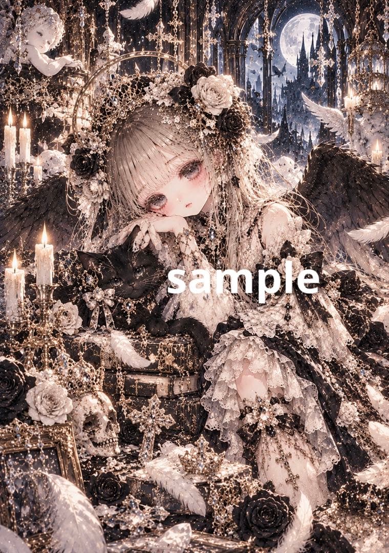 06 | The Midnight Raven Doll - Princess of the Black-Feathered Fallen Angel