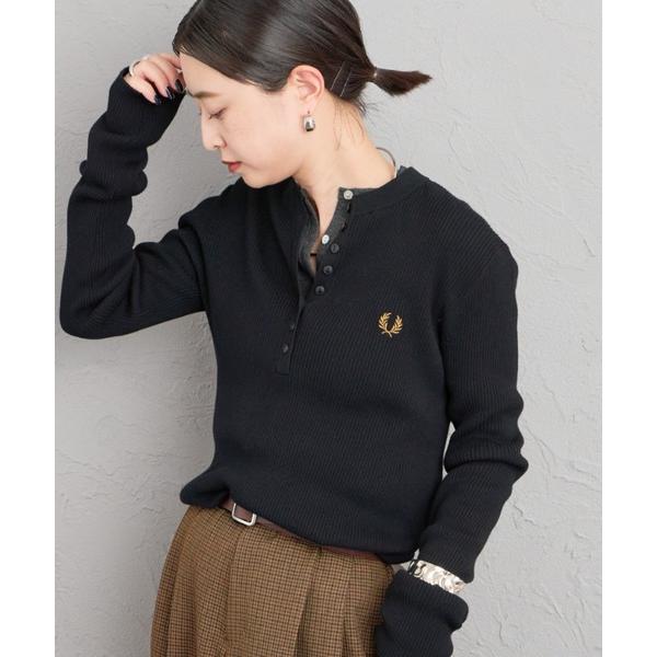 弗雷德·佩里 针织毛衣 「FRED PERRY/弗雷德·佩里」 特别款 单一图案徽标刺绣 圆领罗纹针织 女士款