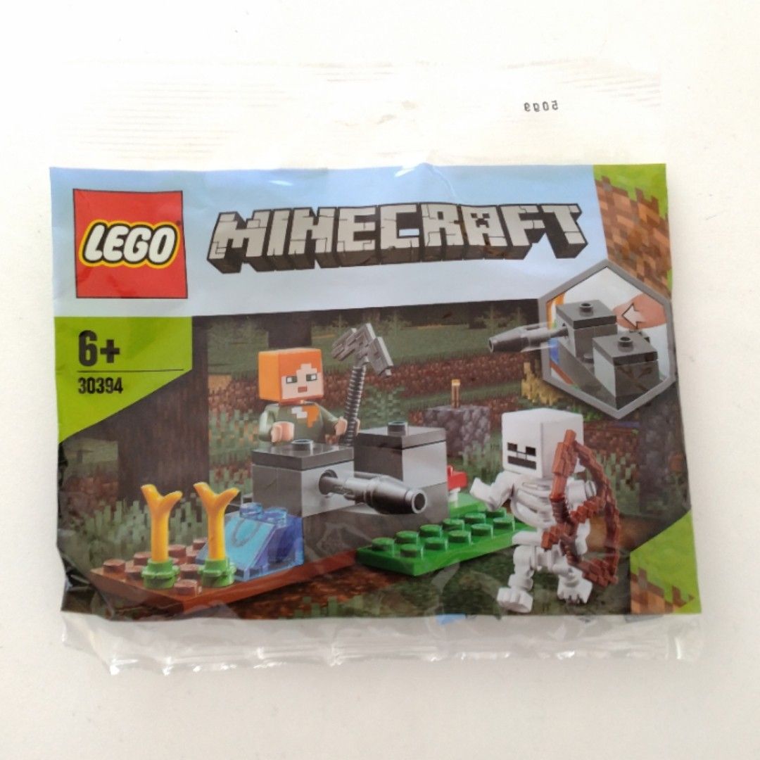 正品 LEGO 新品未开封 Minecraft 亚历克斯与骷髅(30394)库存有限