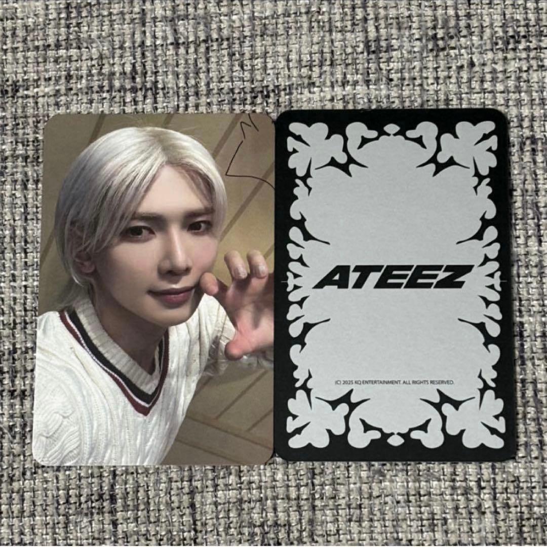ATEEZ 粉丝见面会 凝胶美甲 指甲 交易卡 耀汉