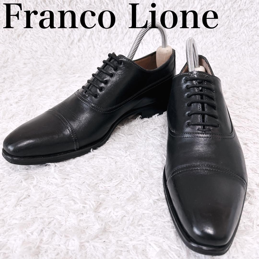 Franco Lione 直头商务鞋 黑色 意大利 Franco Lucchi 真皮 男士皮鞋