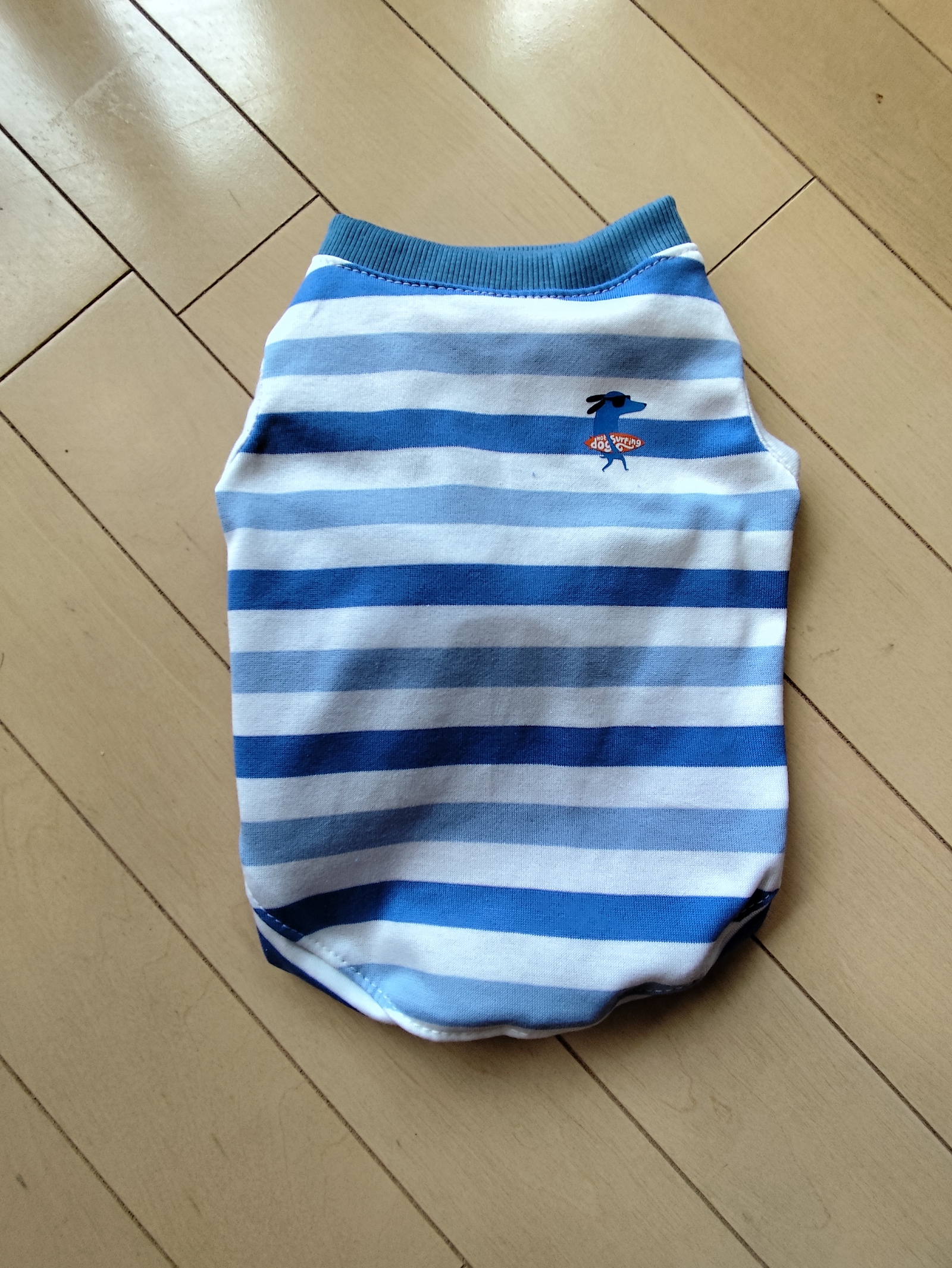 狗狗服装！L号！条纹背心