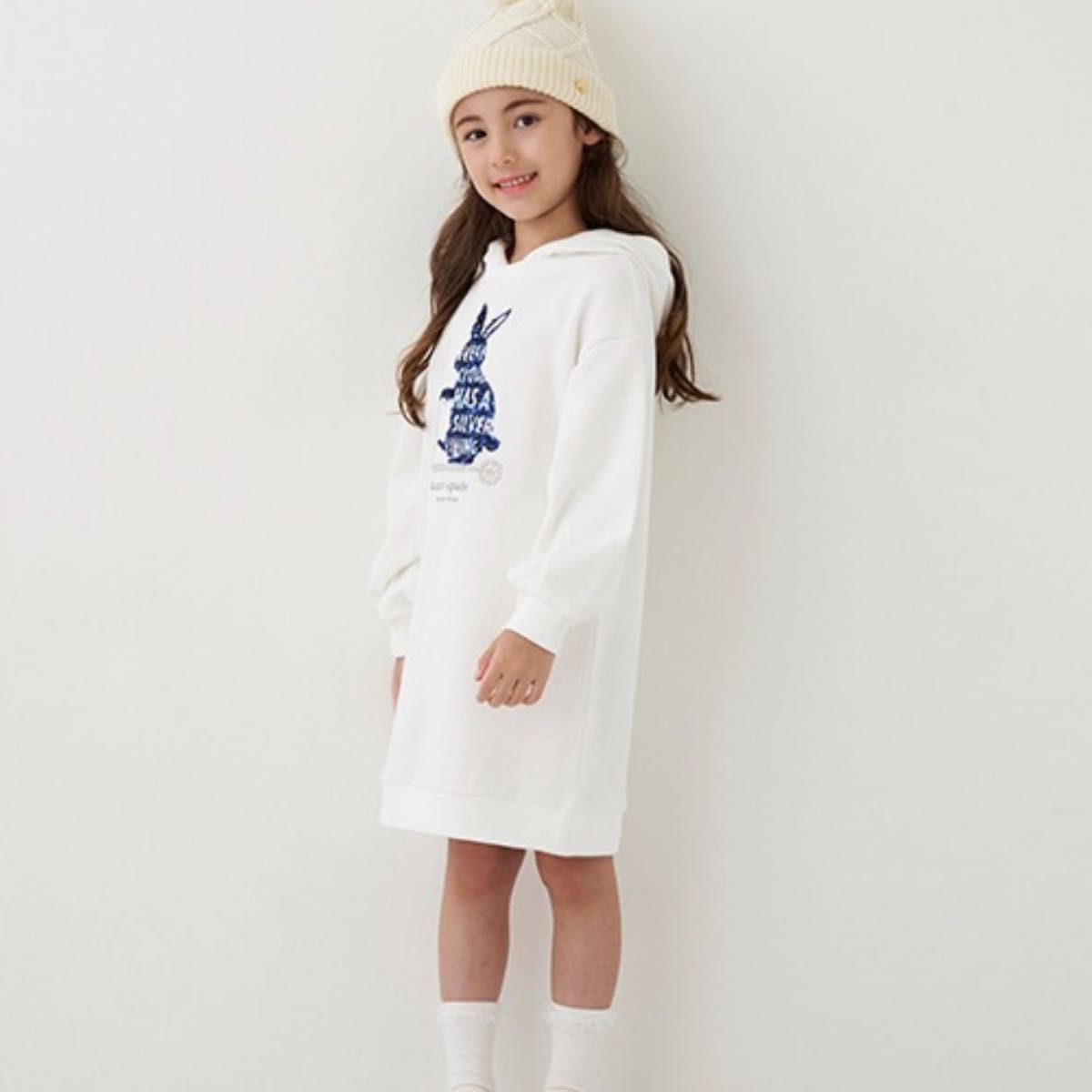 新品凯特·丝蓓婴幼儿兔头连衣裙