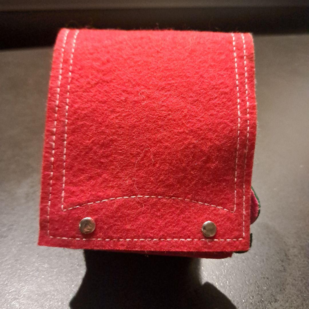 Felt-made backpack-shaped miniature storage box
