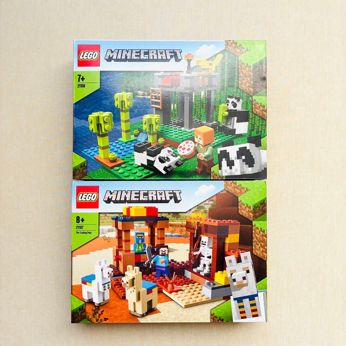 【未开封】乐高LEGO mincraft两点套装21158 21167