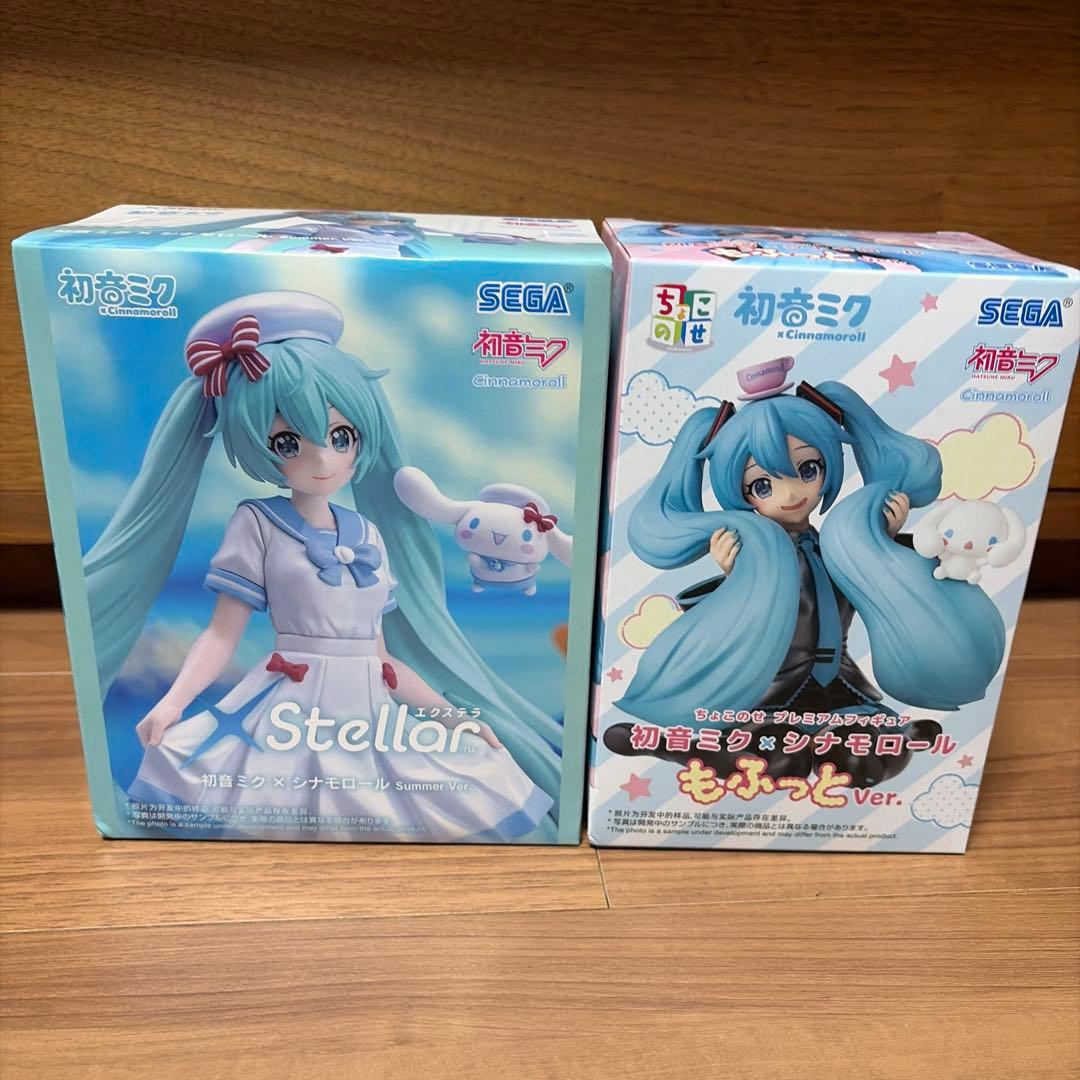 【未开封】初音未来×玉桂狗 手办2种套装 打包出售