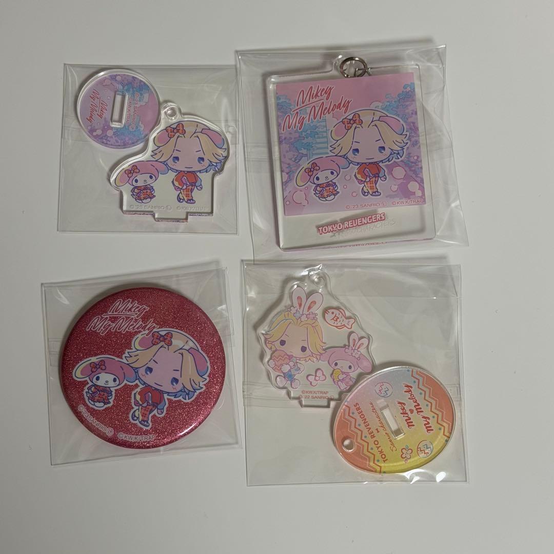TOLIVE My Key My Melody Sanrio 亚克力立牌 亚克力钥匙扣 徽章