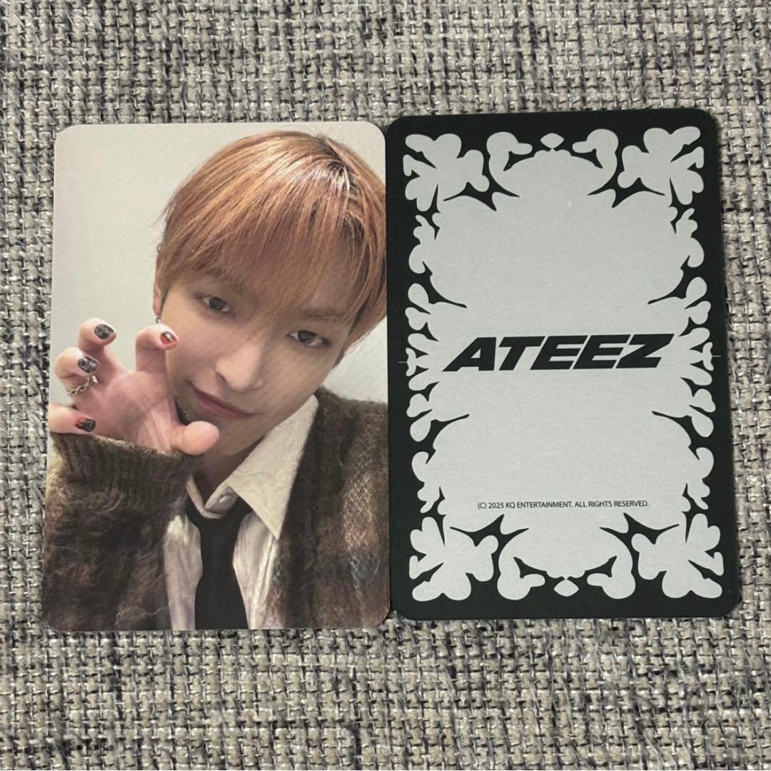 ATEEZ 粉丝见面会 凝胶美甲 指甲 交易卡 亨俊