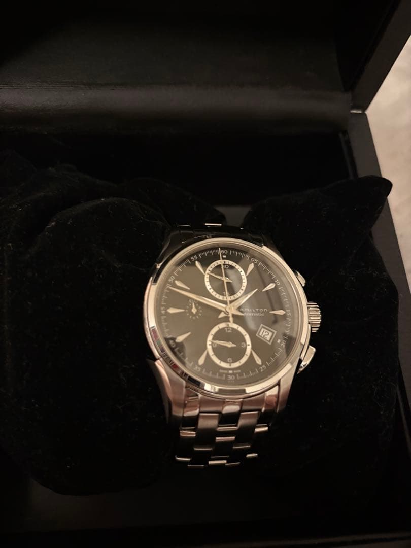 HAMILTON Jazzmaster Aut chronograph automatic watch, wrist size 16 cm