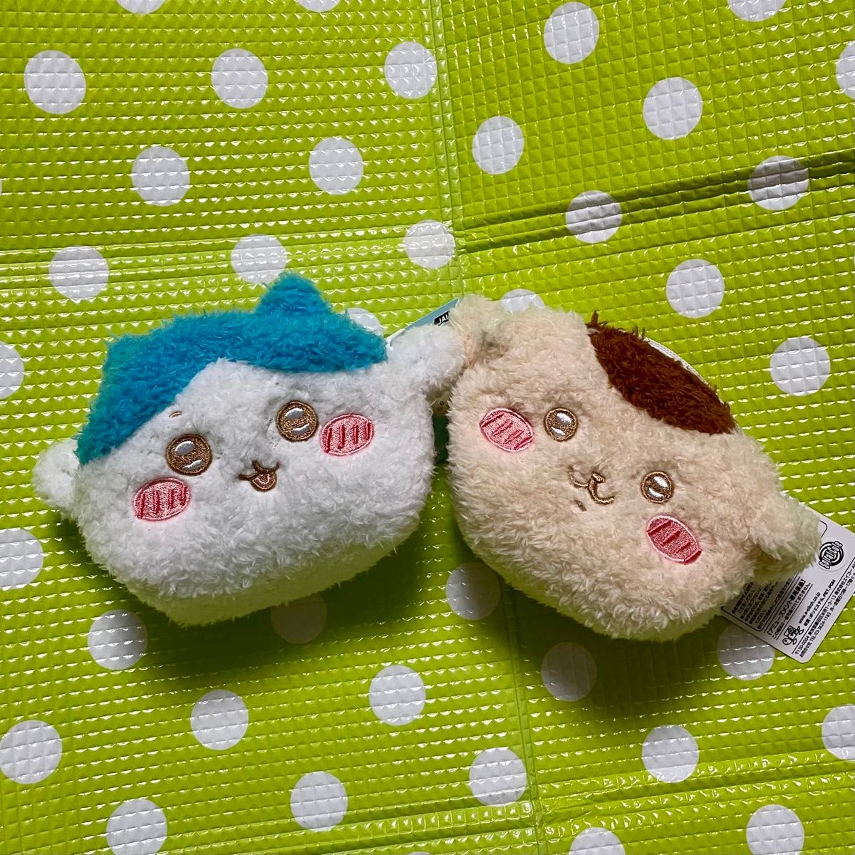 New Hachiware Kurimanju Fluffy Mini Caramel Pouch Set of 2 Die-cut Chiikawa Plush Toy Nagano Prize