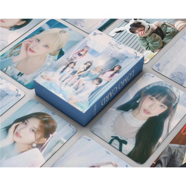 IVE周边 照片卡 55张 套装 交易卡 IVE 照片 全员 照片卡 K-POP 韩国偶像 A Fairy's Wish 应援 小物 LOMO卡 潜水 DIVE