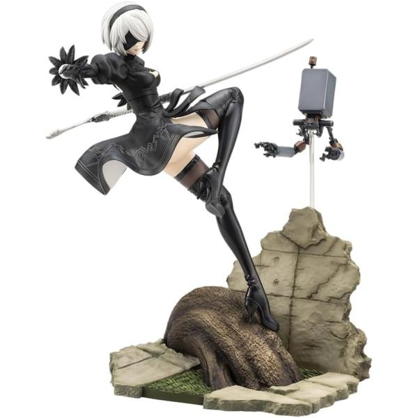 コトブキヤ NieR:Automata Ver1.1a ARTFX J 2B 1/8スケール PVC製 塗装済み完成品 フィギュア