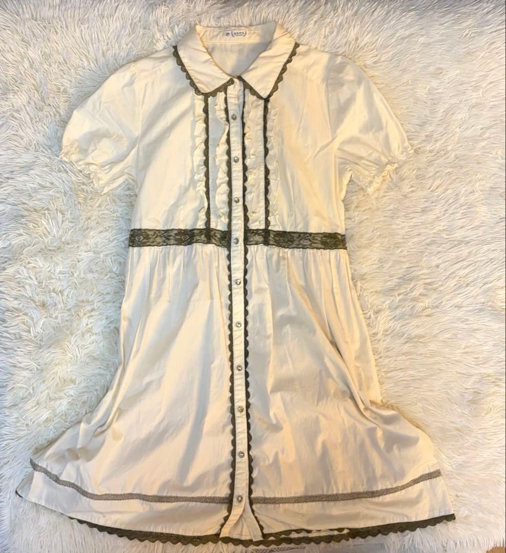axes femme 阿克西斯法姆 连衣裙 米色 姫系休闲 森女风