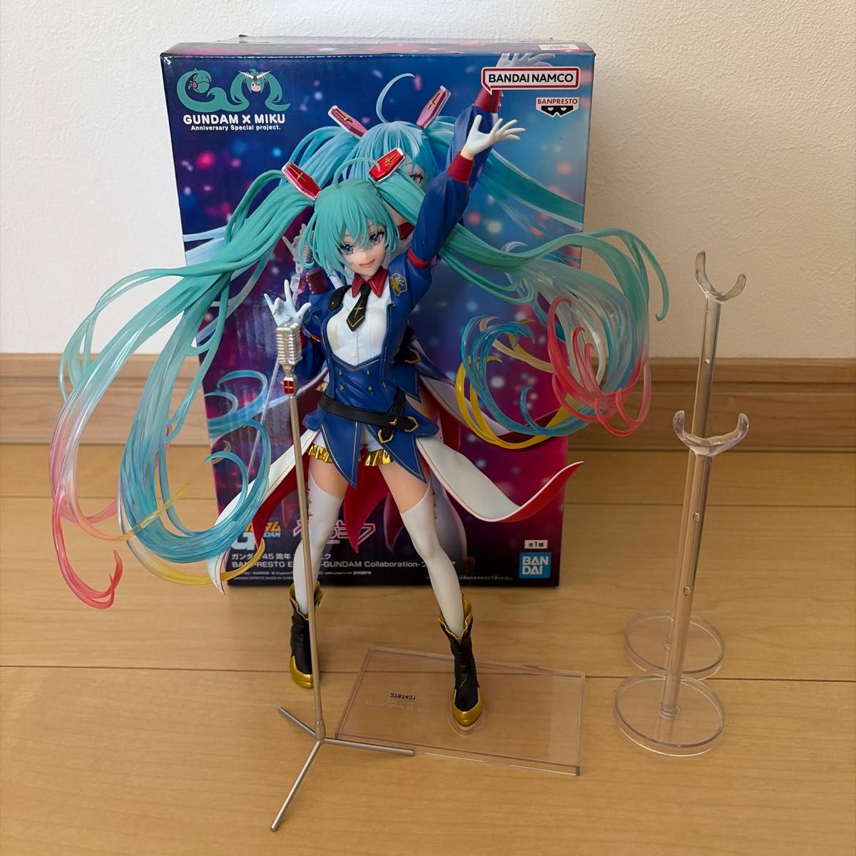 高达45周年 × 初音未来 BANPRESTO EVOLVE-GUNDAM 联动 手办